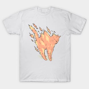 cat fire T-Shirt